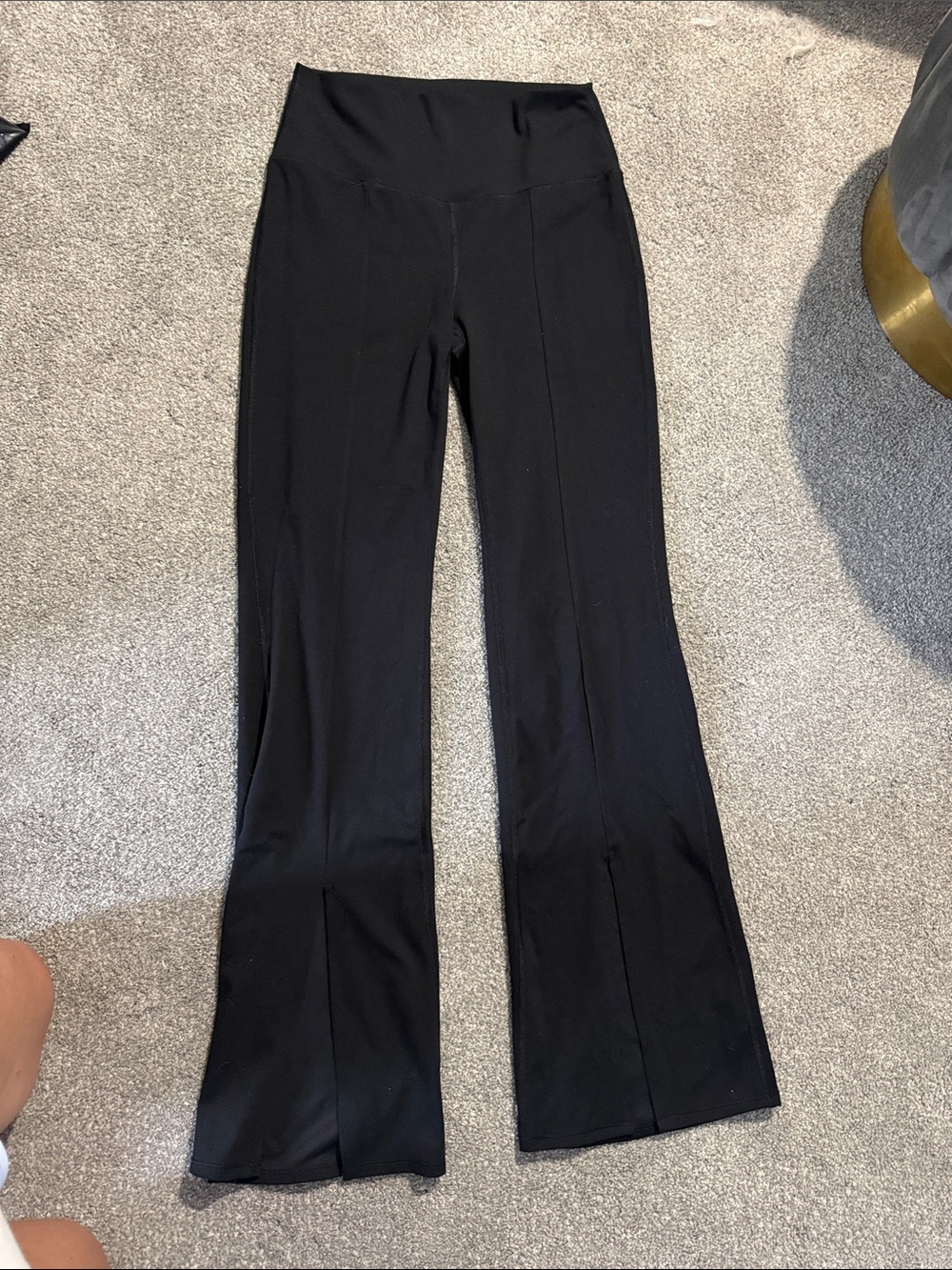 Yogalicious Lux Black High-Rise Flare Leggings